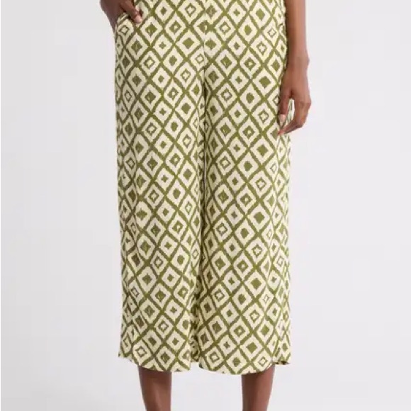T Tahari Ankle Crop Wide-Leg Palazzo Pants - Picture 4 of 4